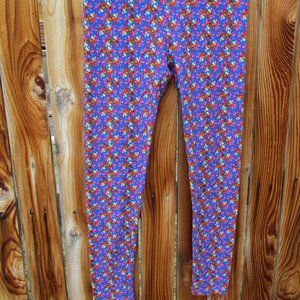 NEW LuLaRoe Leggings Blue, Yellow, Orange, Pink One Size New Without Tag